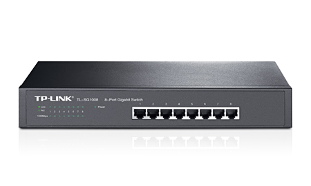 Swith TP LINK TL-SG1008 8-port Gigabit Switch 10/100/1000Mbps