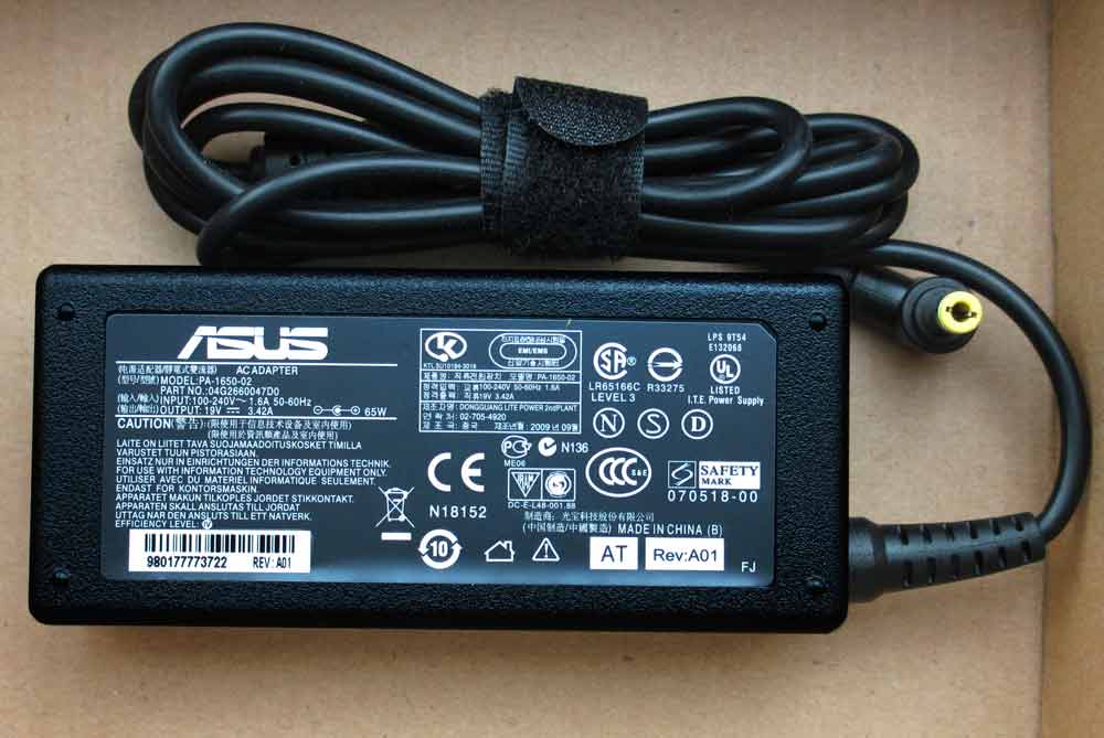 Adapter Asus 19V - 3.42A  - 65W - Chân thường
