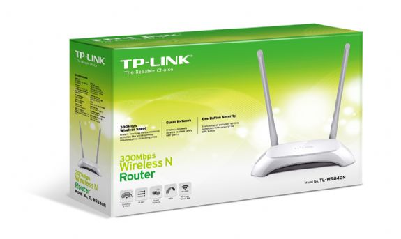 Wireless Router TP Link 4 Port WR840N/300MB 1