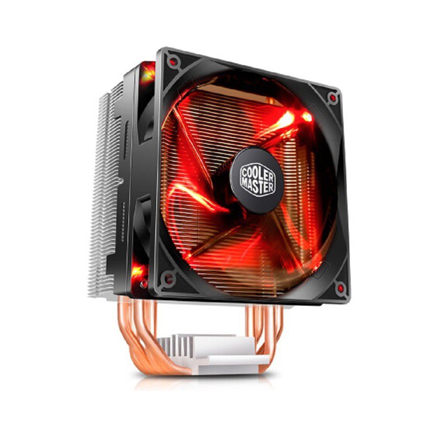 Tản nhiệt khí CPU Cooler master T400i - 1FAN LED RED - 4 ống đồng tản nhiệt