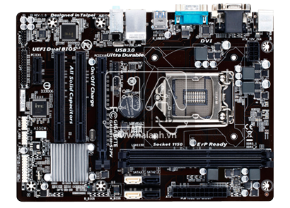 Mainboard Giga GA- H81M -S2P