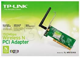Cạc mạng không dây TP-Link TL-WN751ND (Chuẩn PCI/ Wifi 150Mbps)