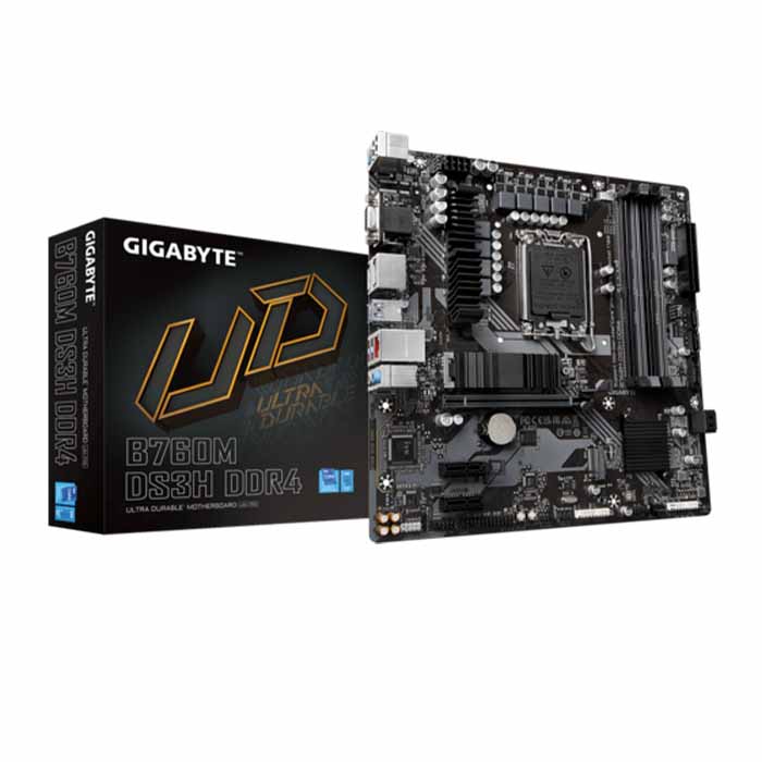 Mainboard Gigabyte B760M DS3H DDR4 - 4 Khe ram